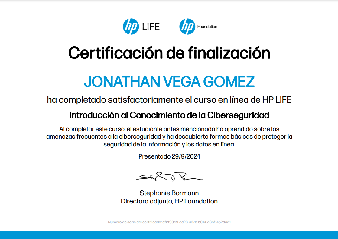 Conocimiento de la Ciberseguridad